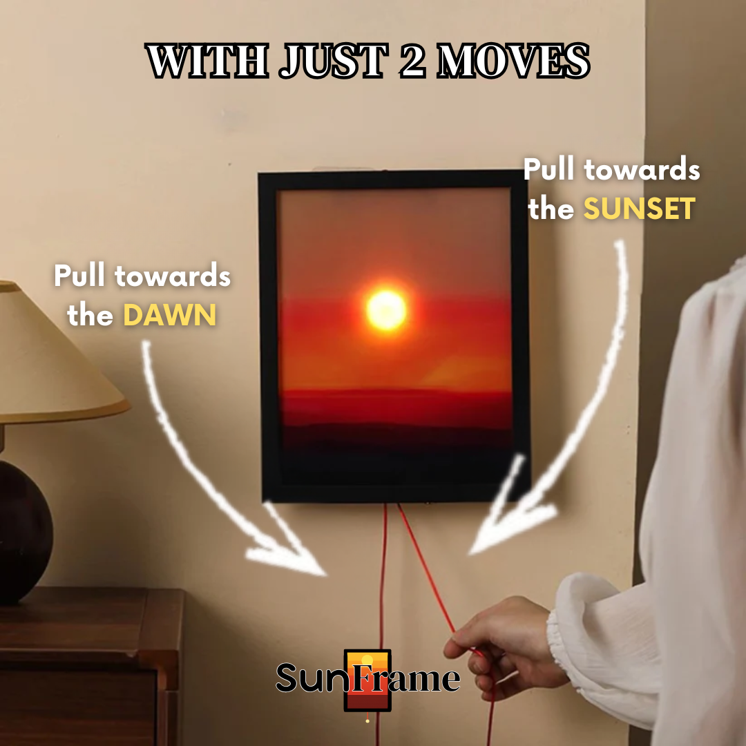 Interactive Sunset Wall Art