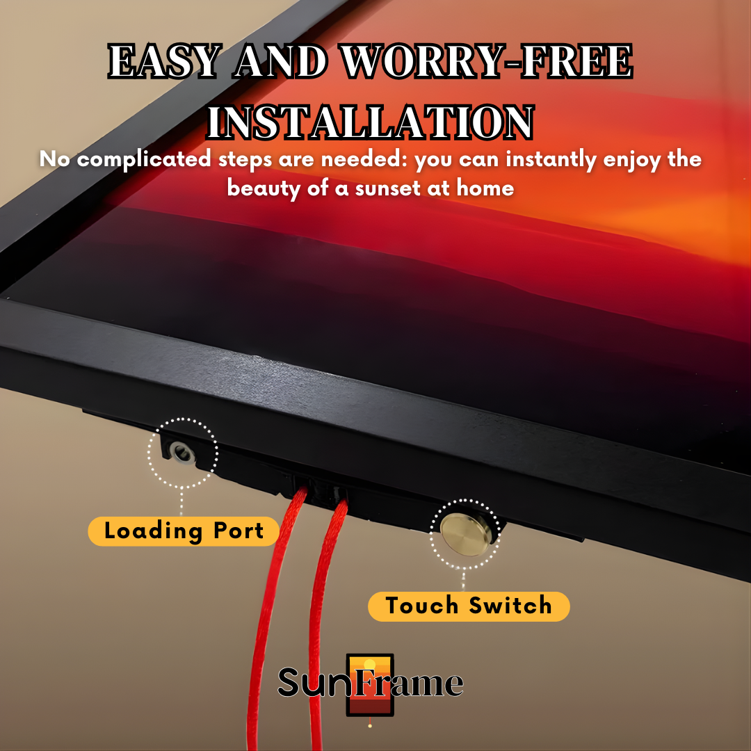 Interactive Sunset Wall Art