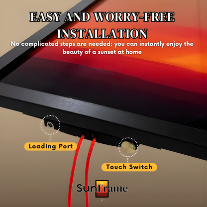 Interactive Sunset Wall Art