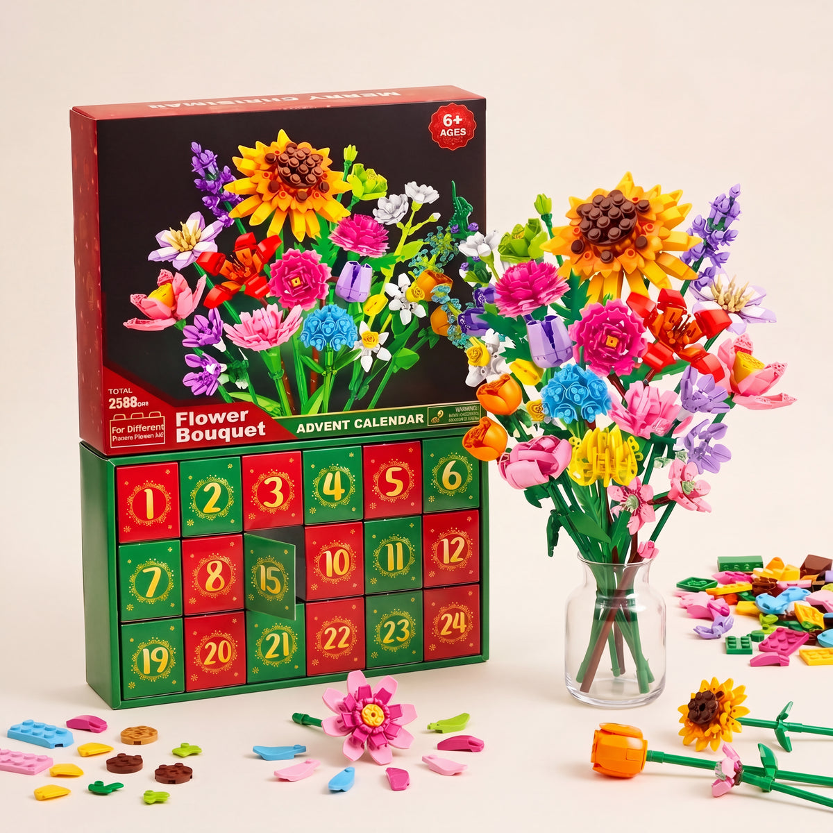Flower Advent Calendar - 24 Days